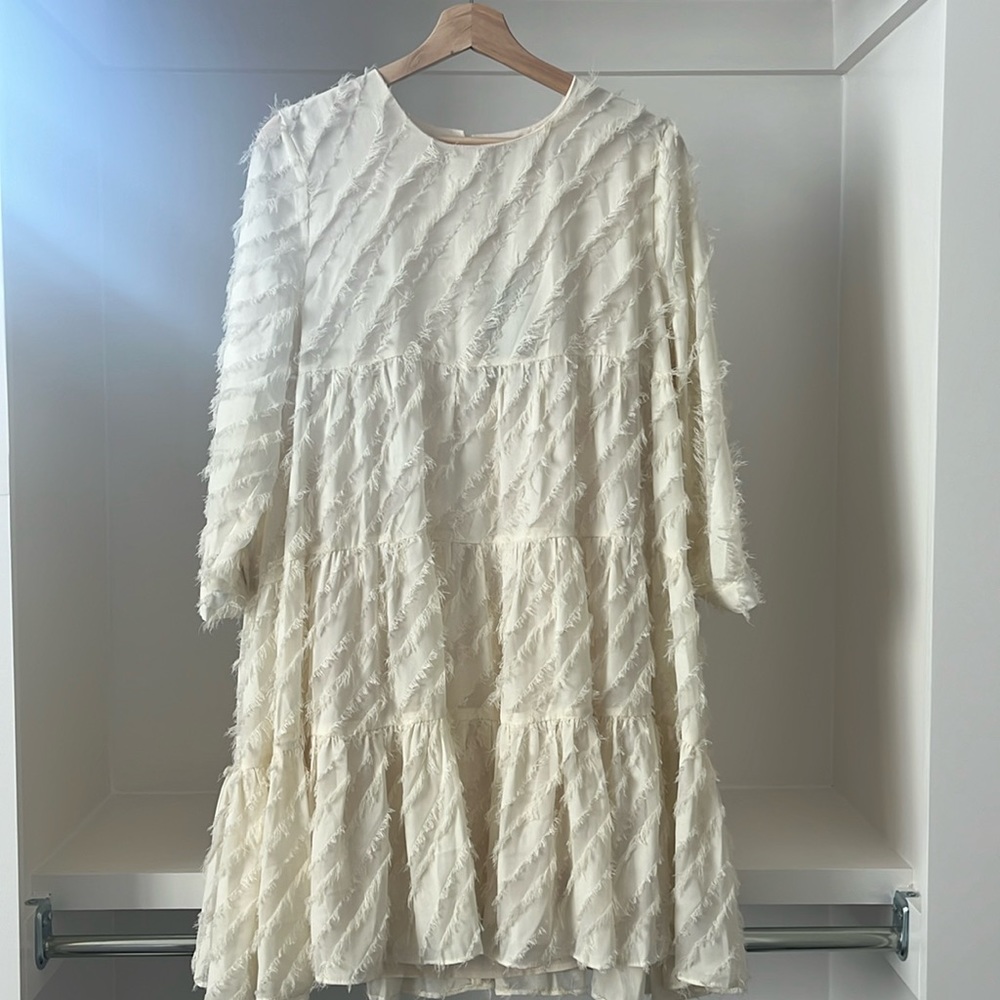 En Saison new with tags stripped chiffon dress